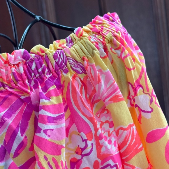 Lilly Pulitzer Nevie Floral Off-Shoulder Top - Size XS - NWT - Picture 4 of 8